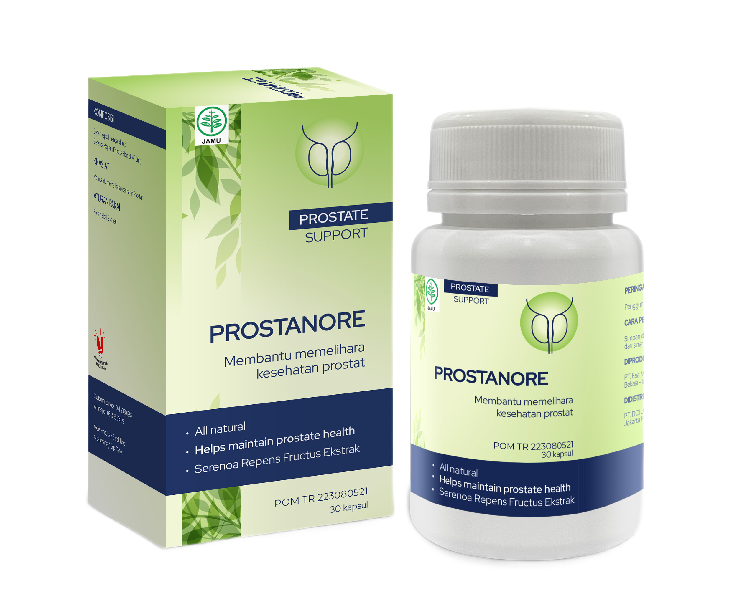 Bahan utama Prostanore untuk kesihatan