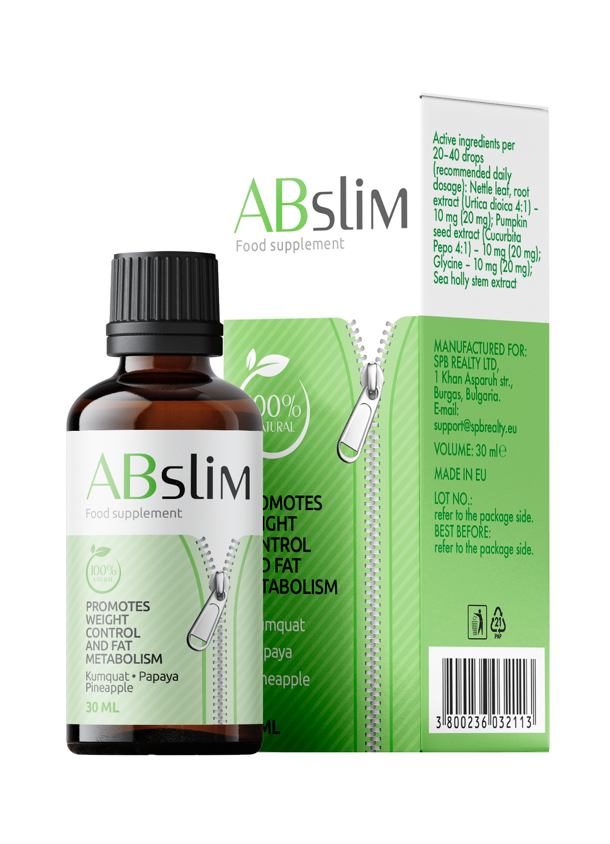 ABSlim Inhaltsstoffe Übersicht