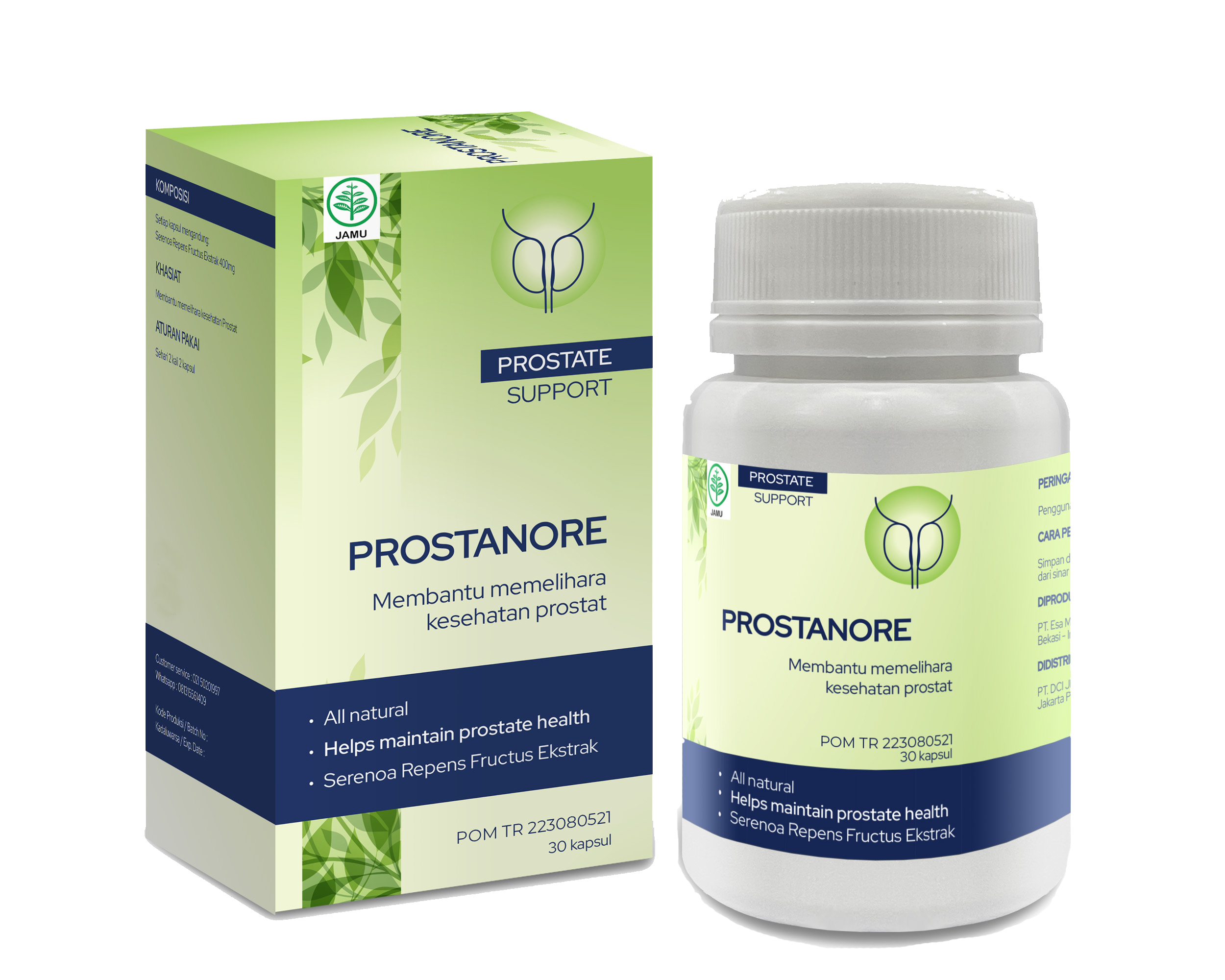 Botol Prostanore asli dengan sertifikat