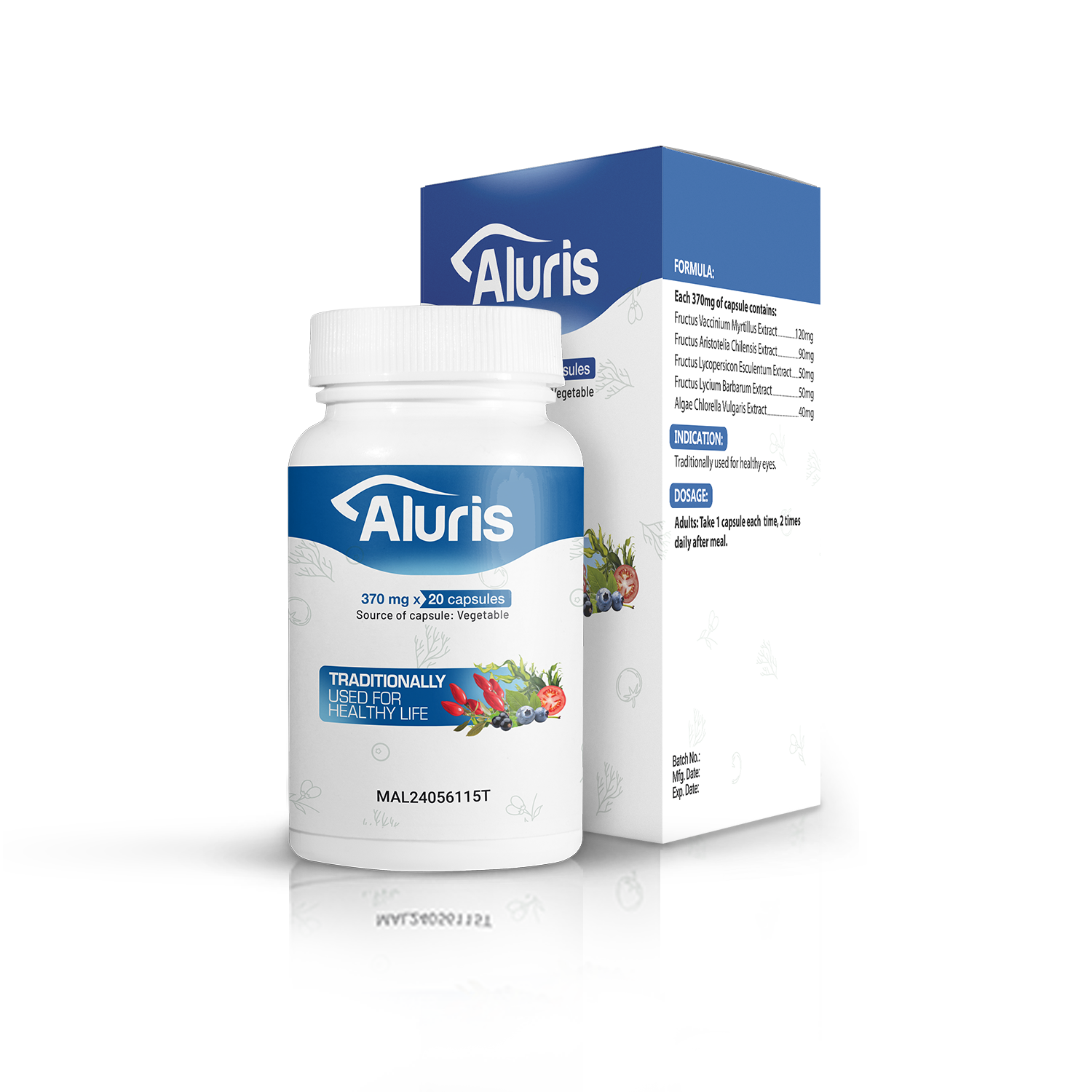 Komponen utama Aluris Prostatitis