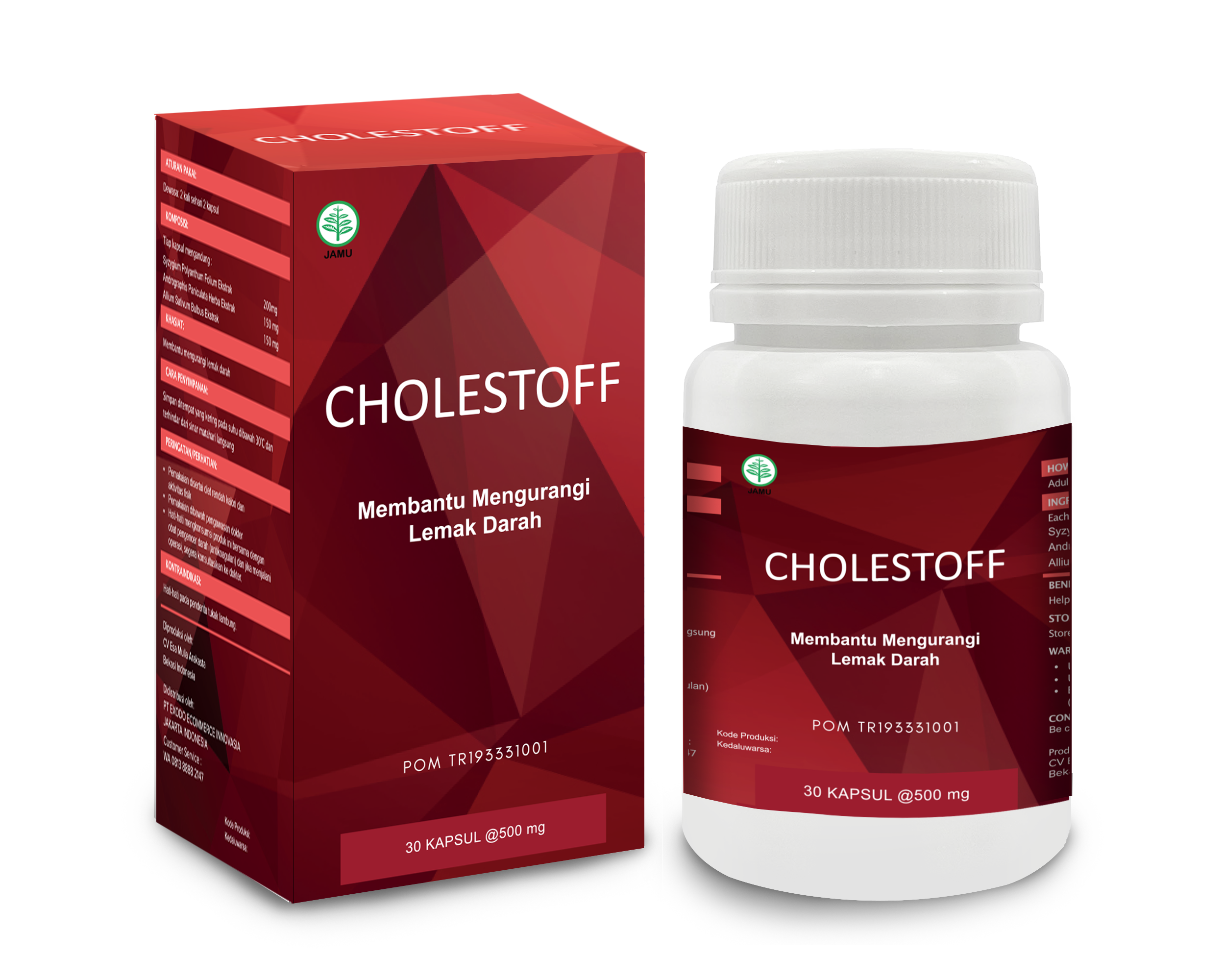 Gambar produk Cholestoff asli