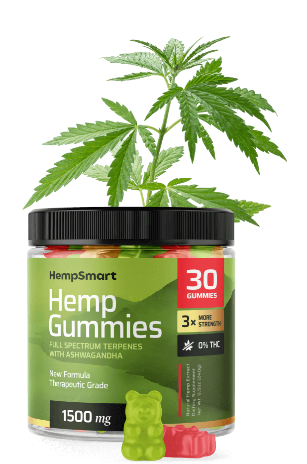 Close-up of Smart Hemp Gummies benefits
