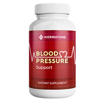 Normatone supplement bottle showcasing natural ingredients for heart health