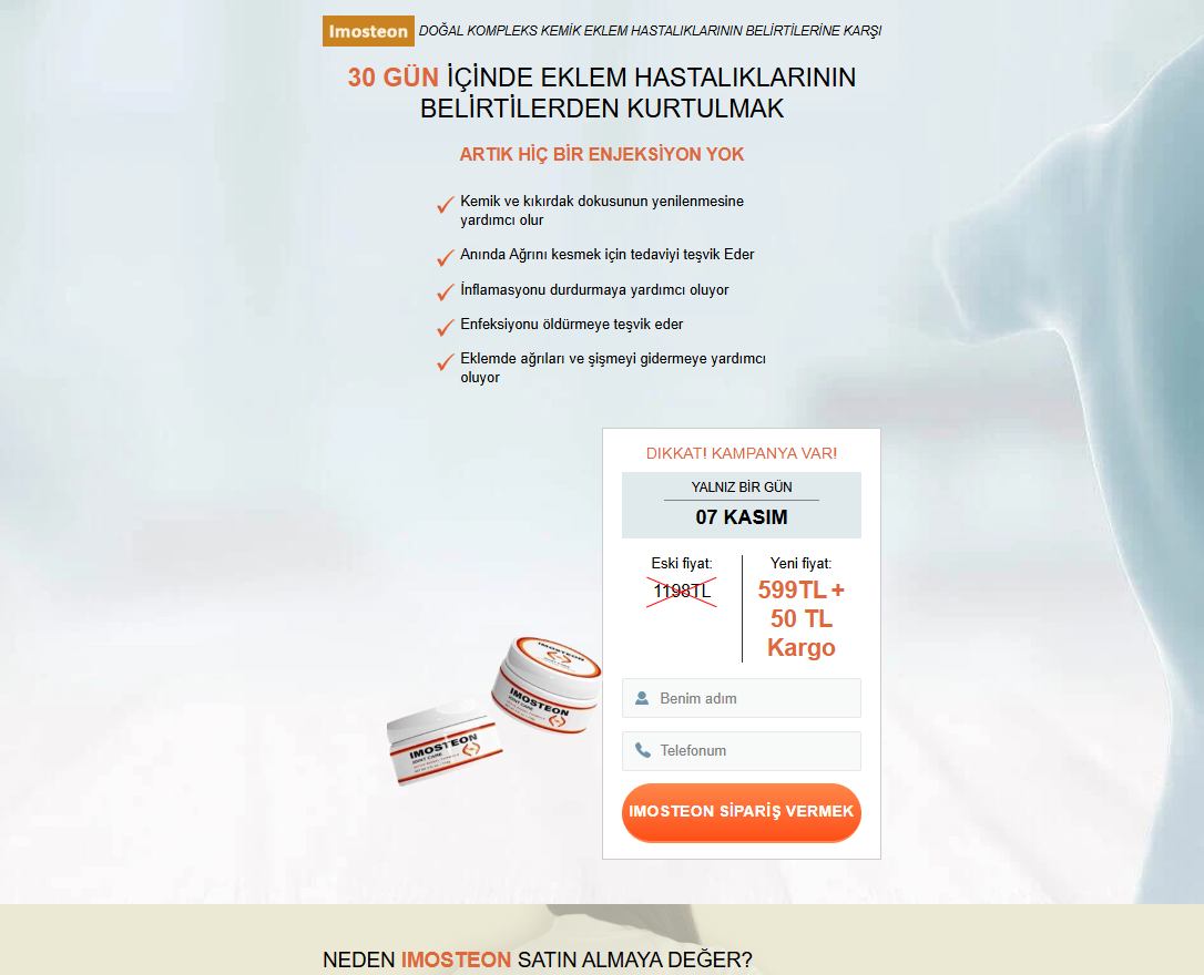 Imosteon Bileşenleri Görseli