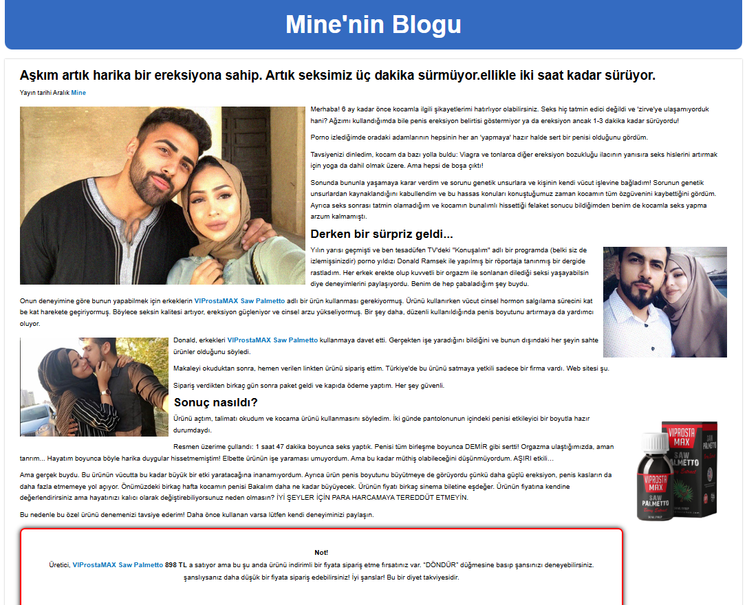 VIProstaMAX Saw Palmetto Ürünü Görseli