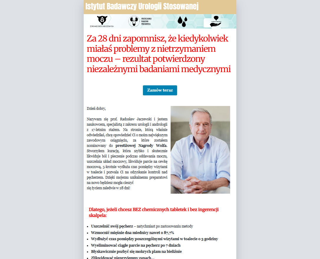 UrinolPro – oryginalny suplement dla zdrowia