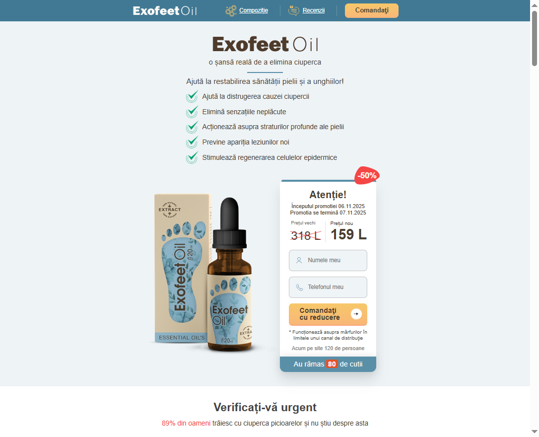 Imagine produs EXOFEET OIL