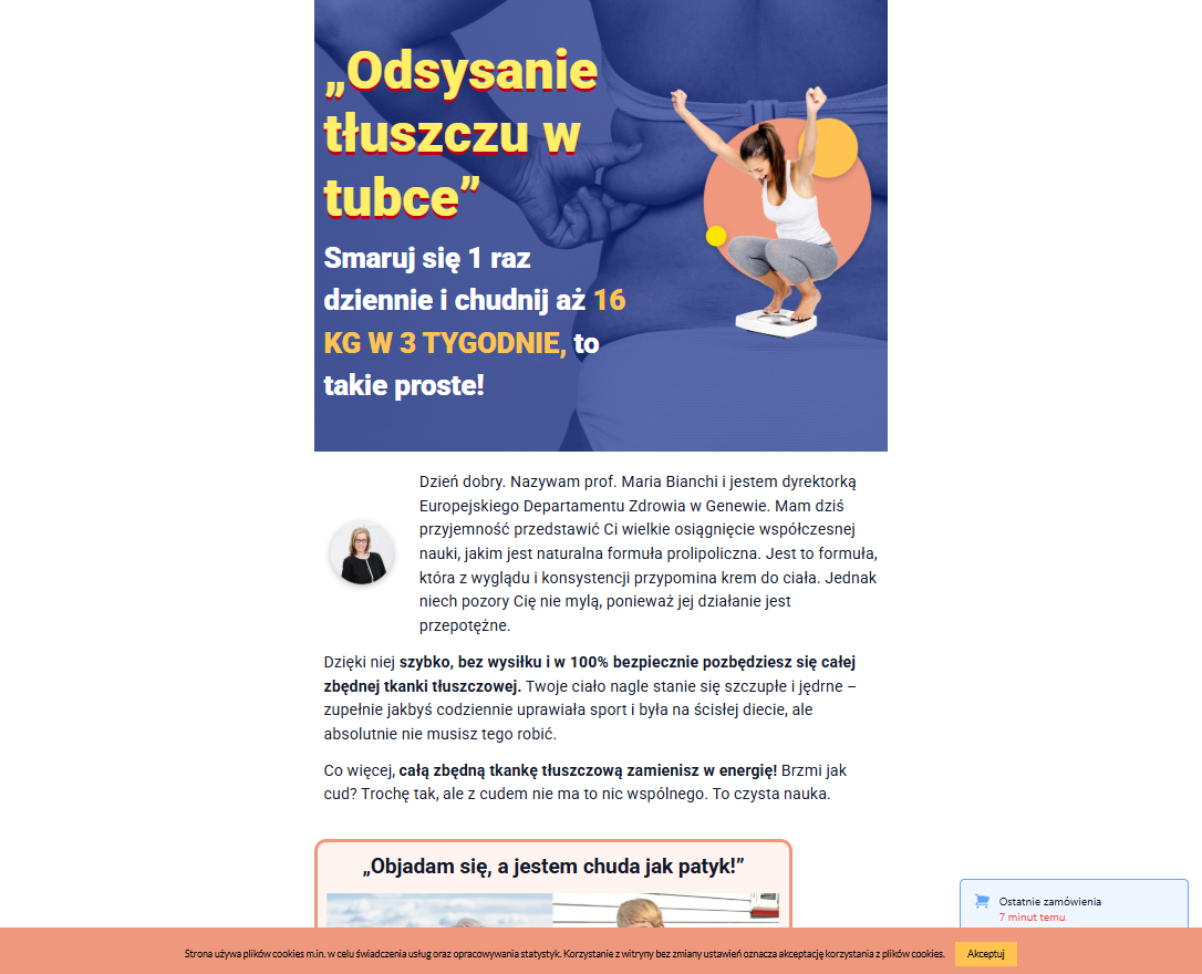 Pierwsza strona Perfecto Cream