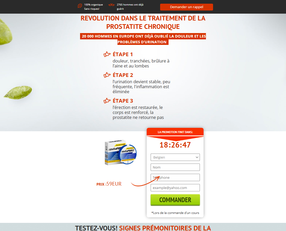 Revitaprost productoverzicht