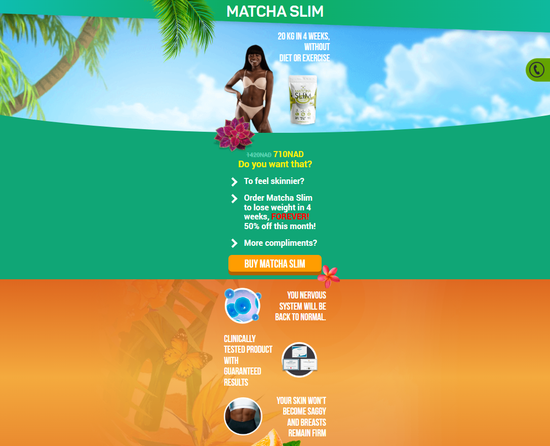 Matcha Slim product overview