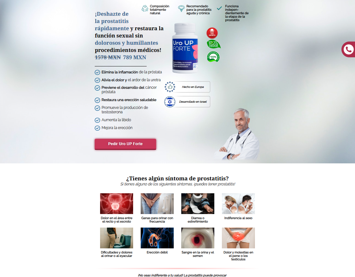 Imagen de Uro UP Forte para prostatitis