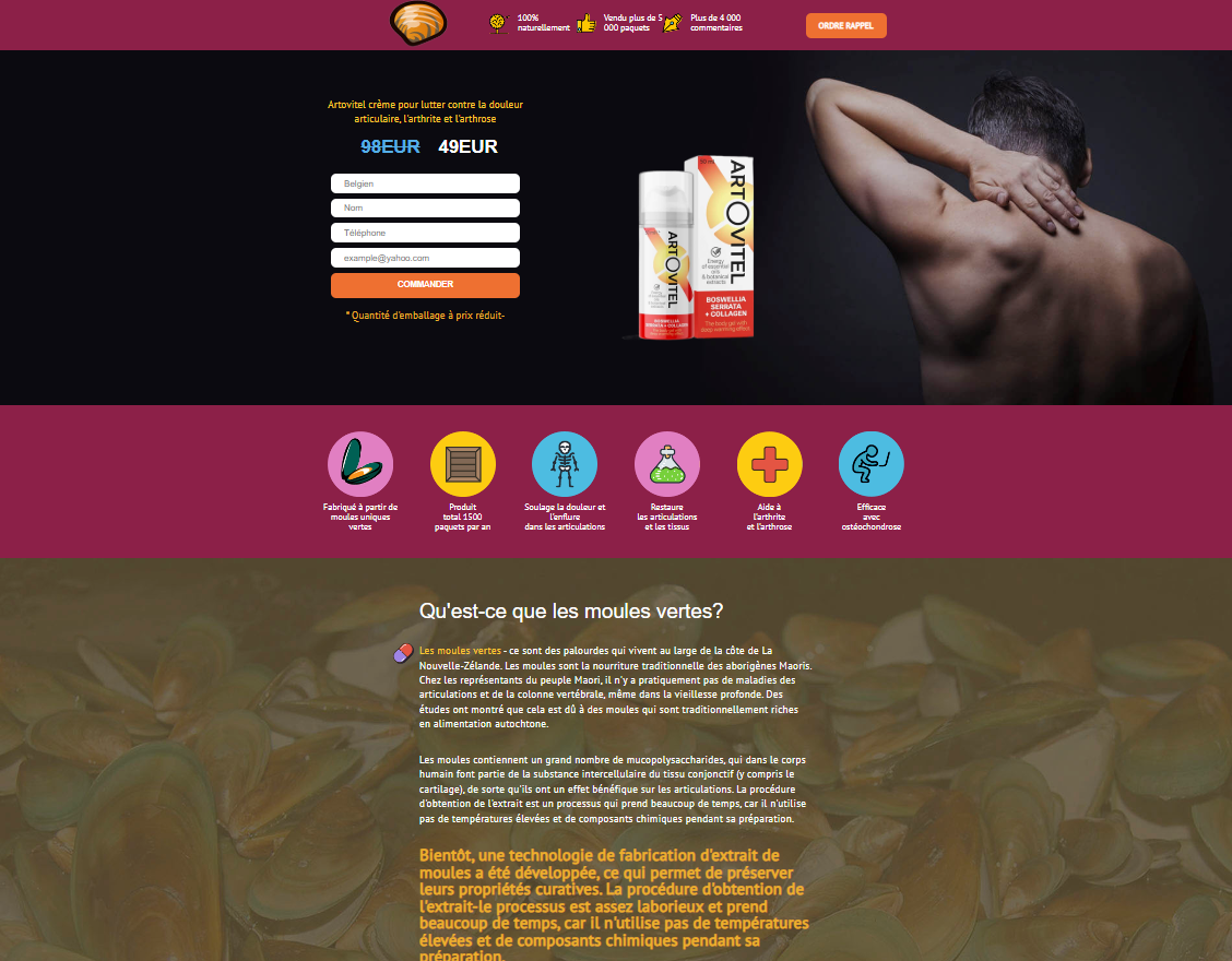 Artovitel productoverzicht