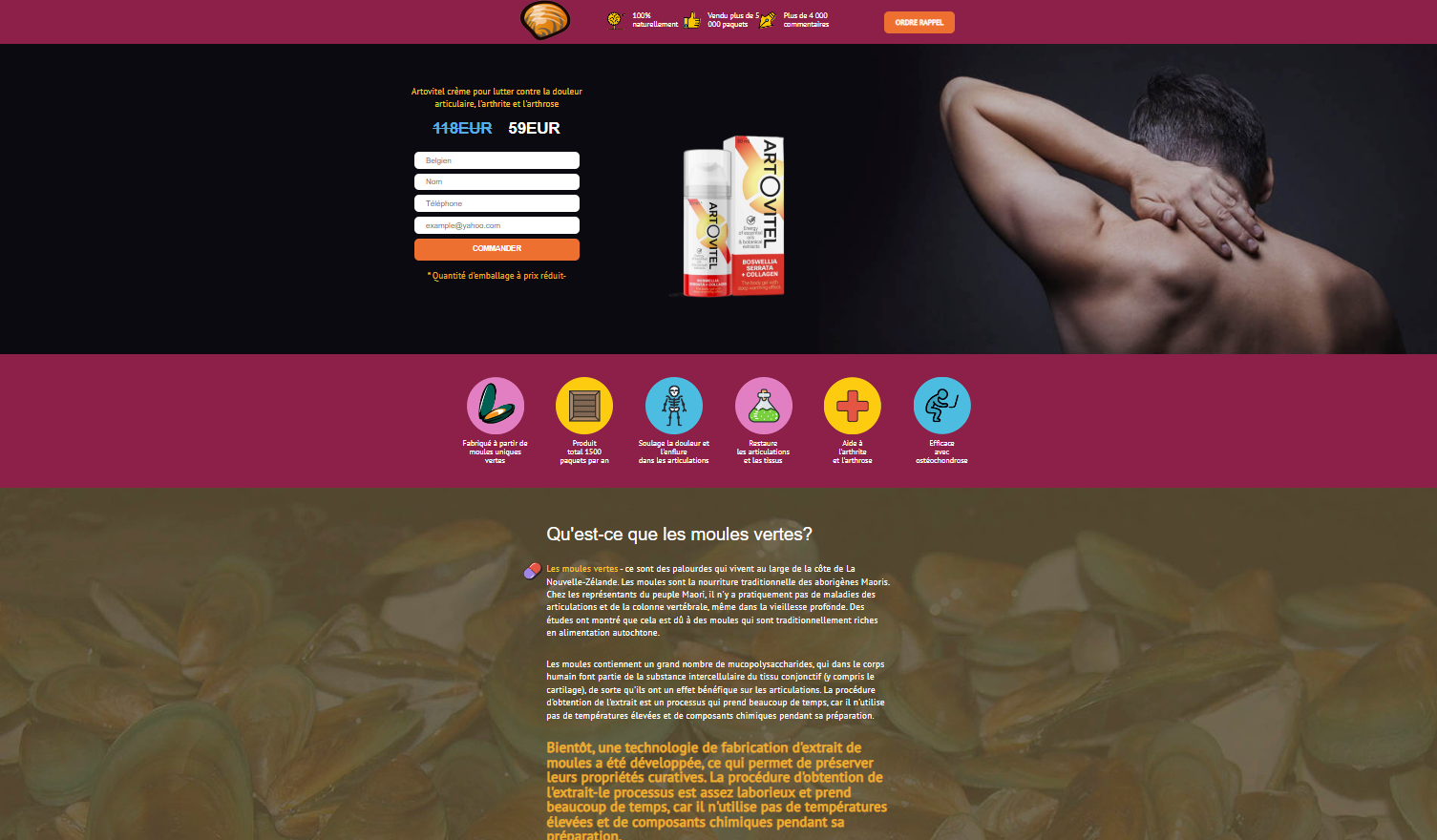 Artovitel productoverzicht