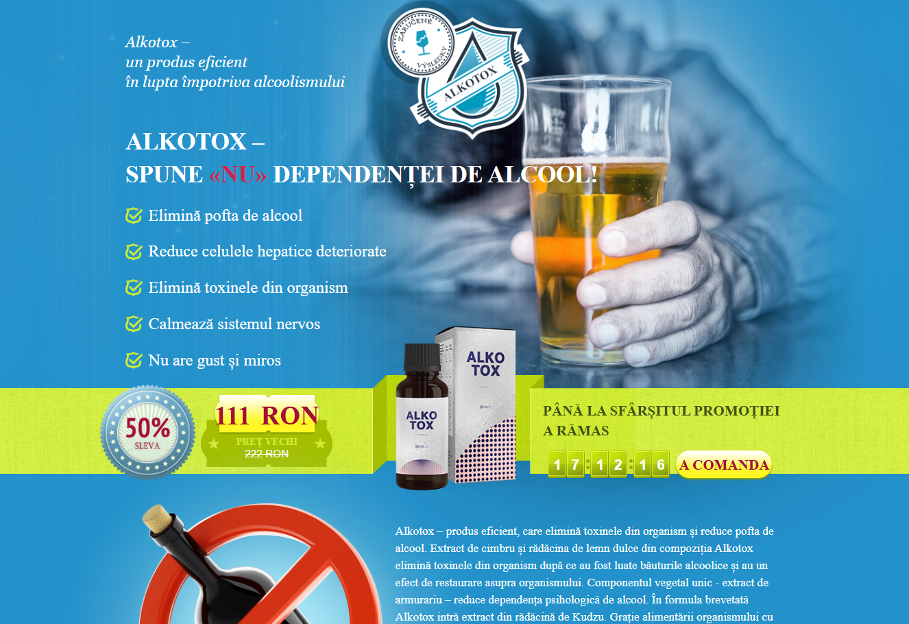 Imagine ALKOTOX - Supliment natural pentru detoxifiere