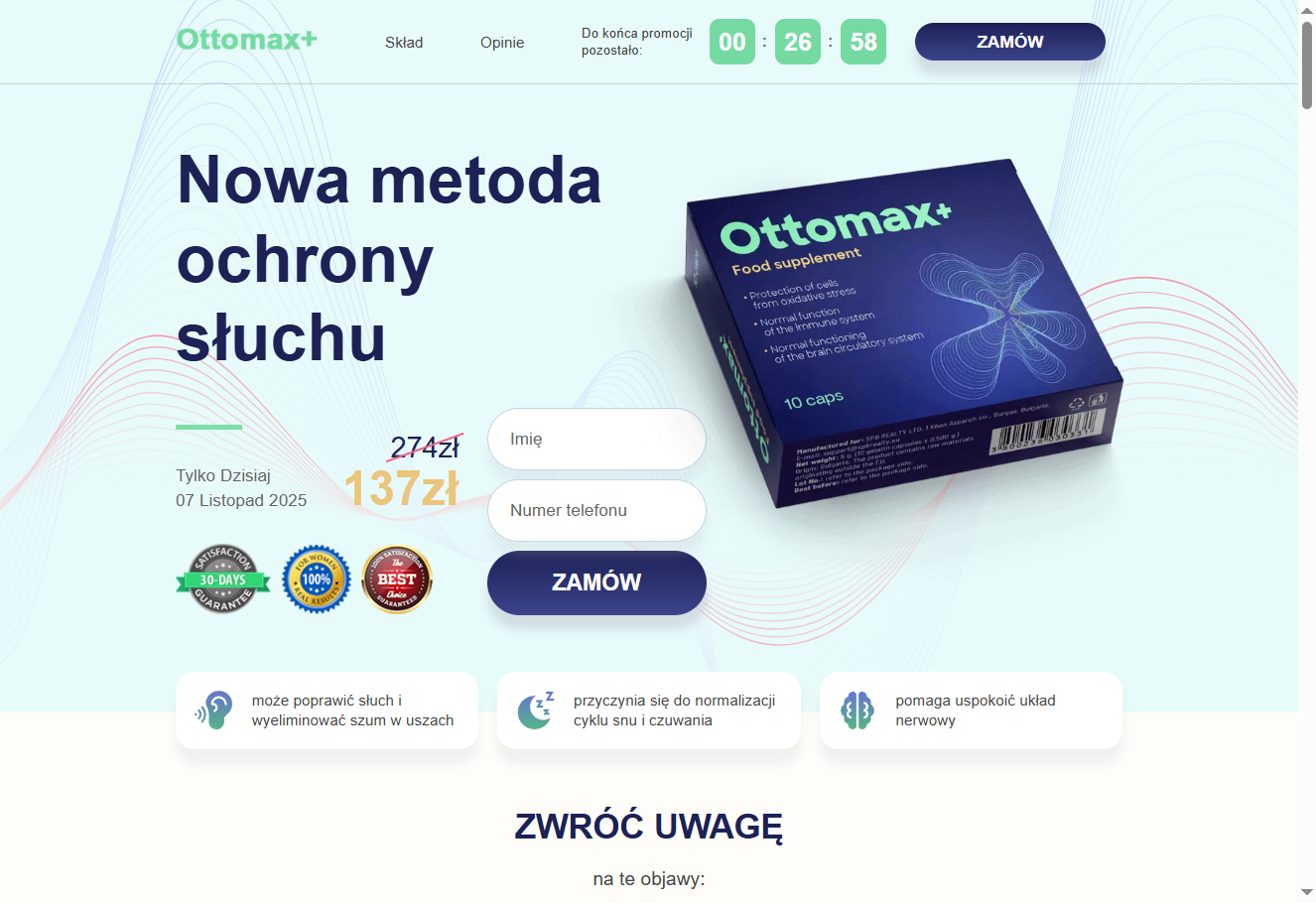 Ottomax+ produkt oryginalny