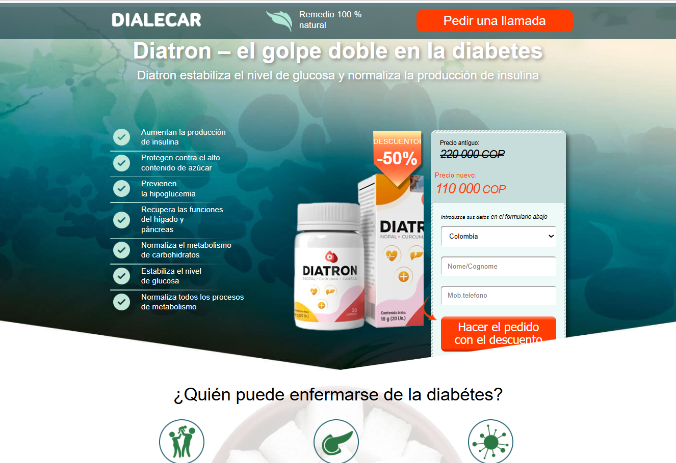 Imagen del producto Diatron en uso