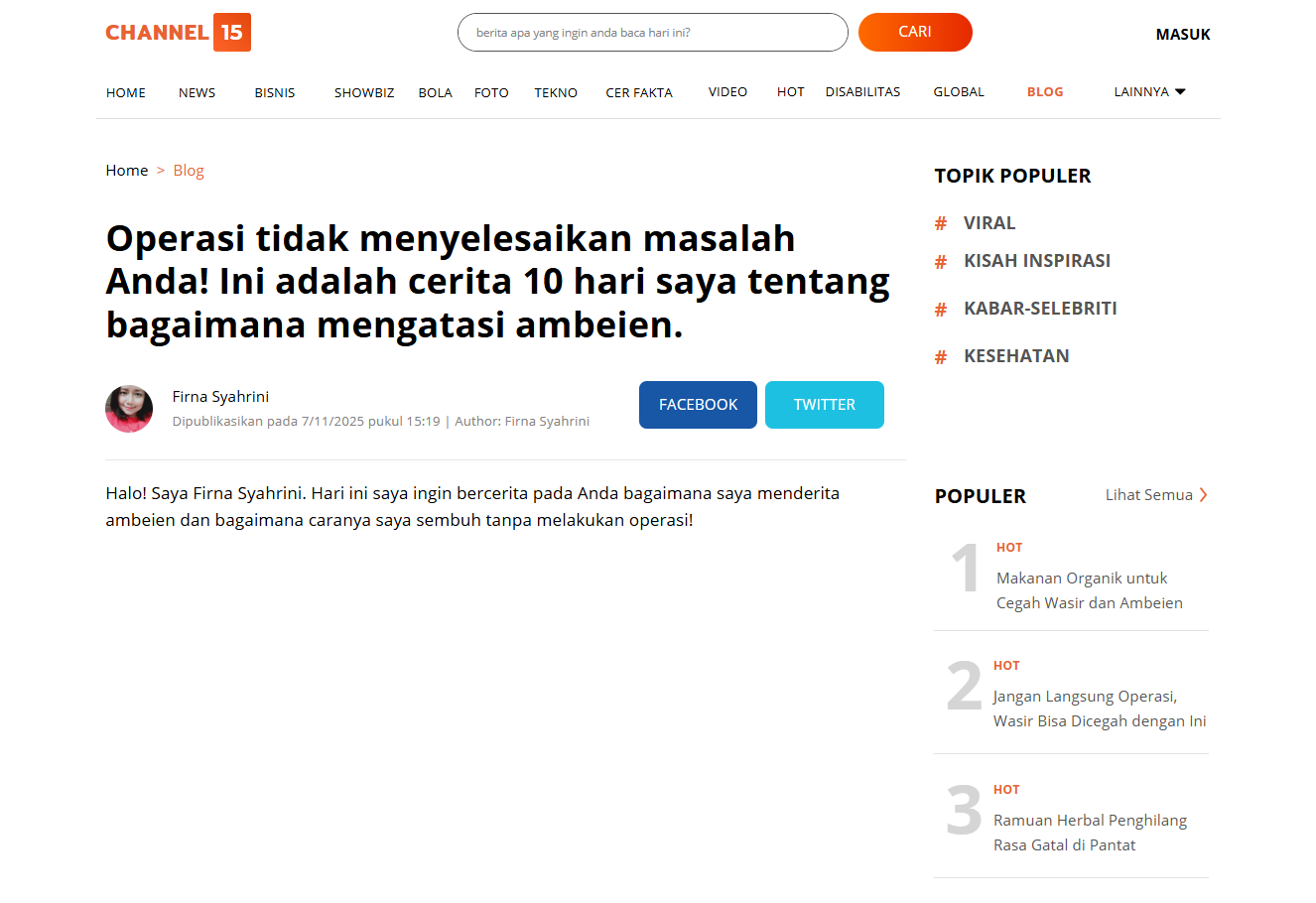 Gambar produk Hemofix pertama