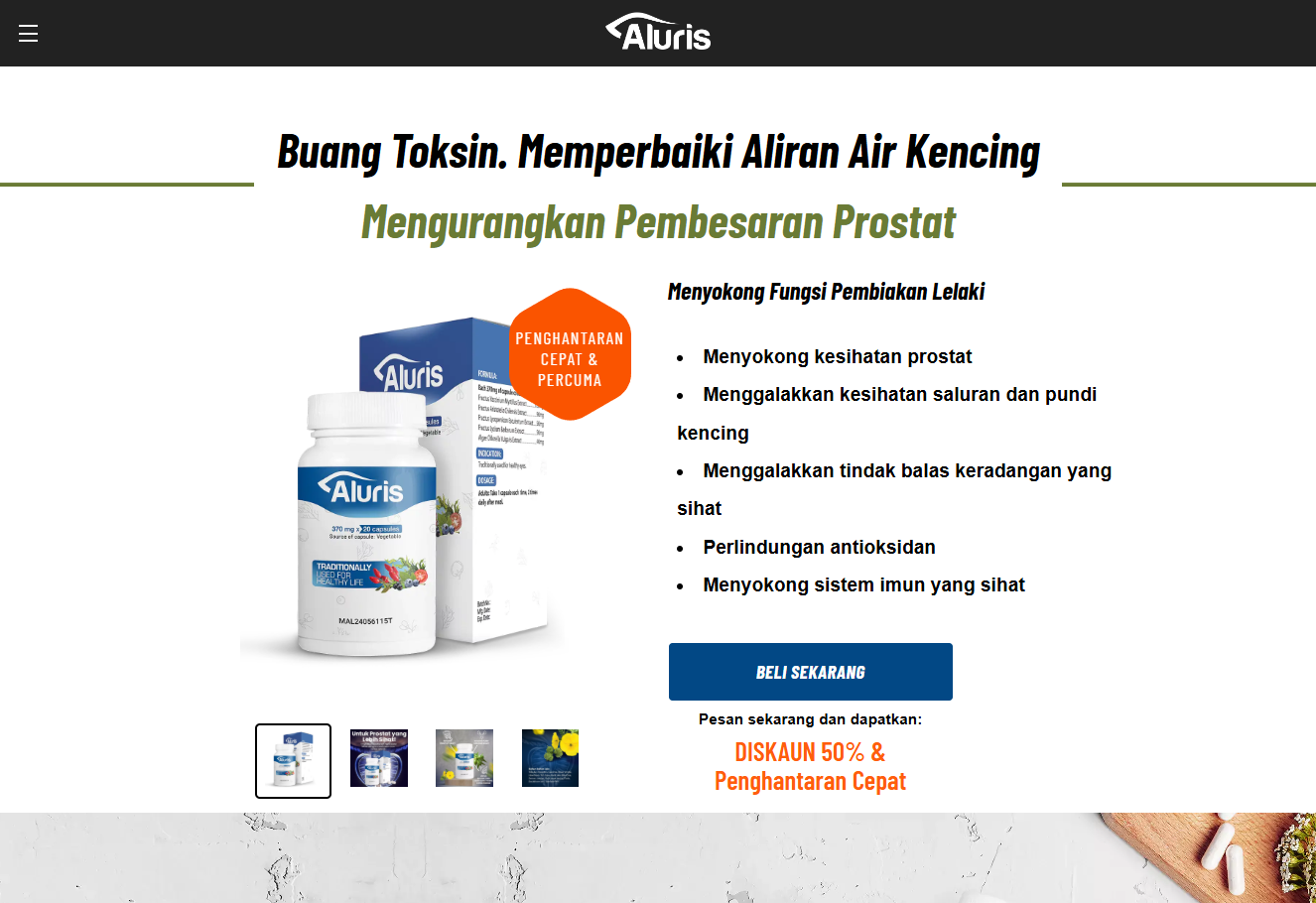 Gambar produk Aluris Prostatitis