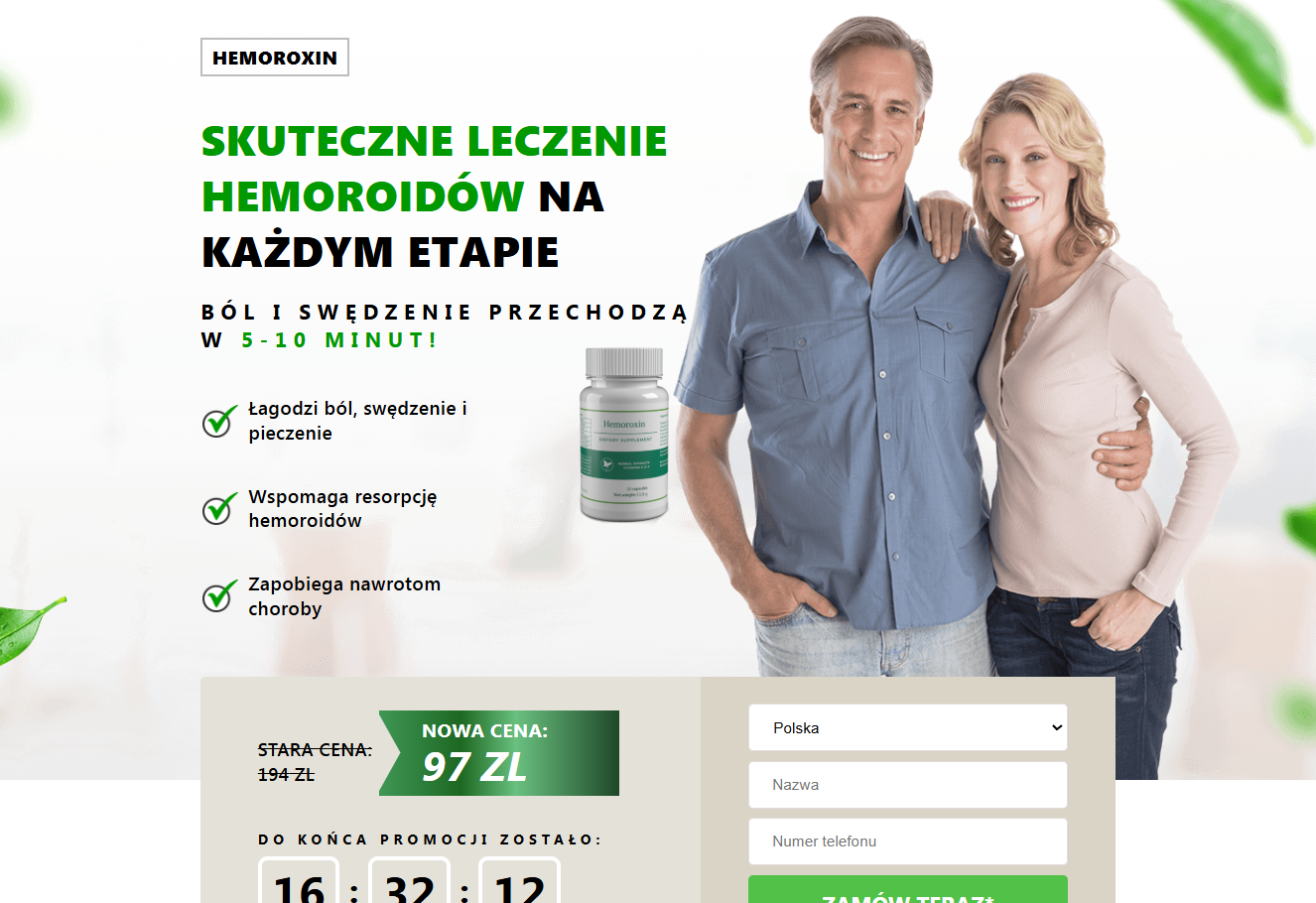Hemoroxin - opakowanie produktu