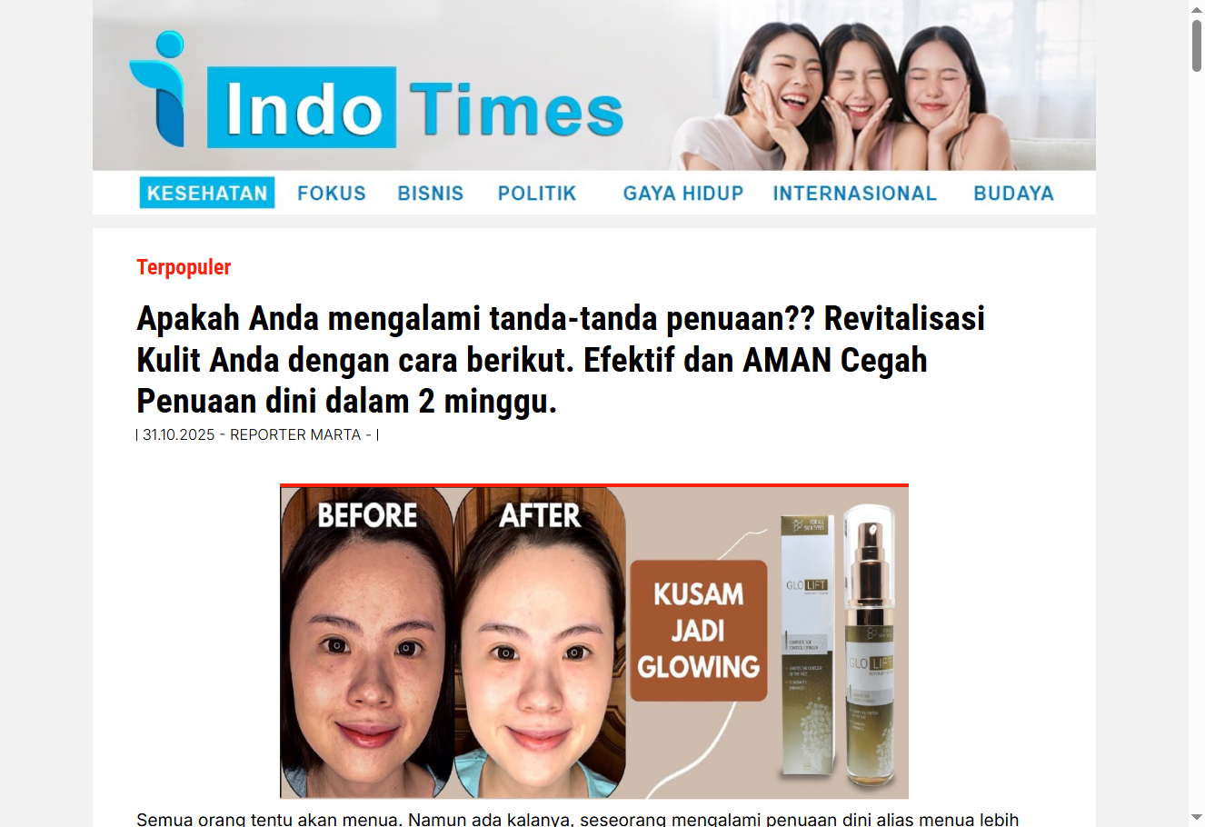 Gambar produk Glolift pertama