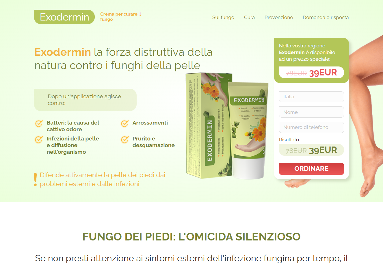 Immagine di Exodermin in azione