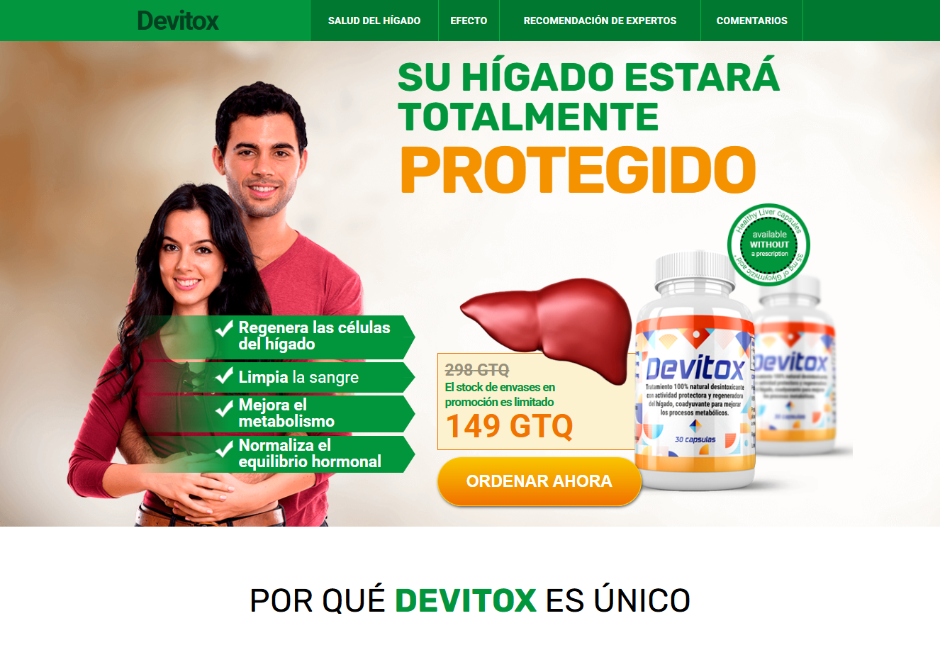 Imagen de Devitox en acción