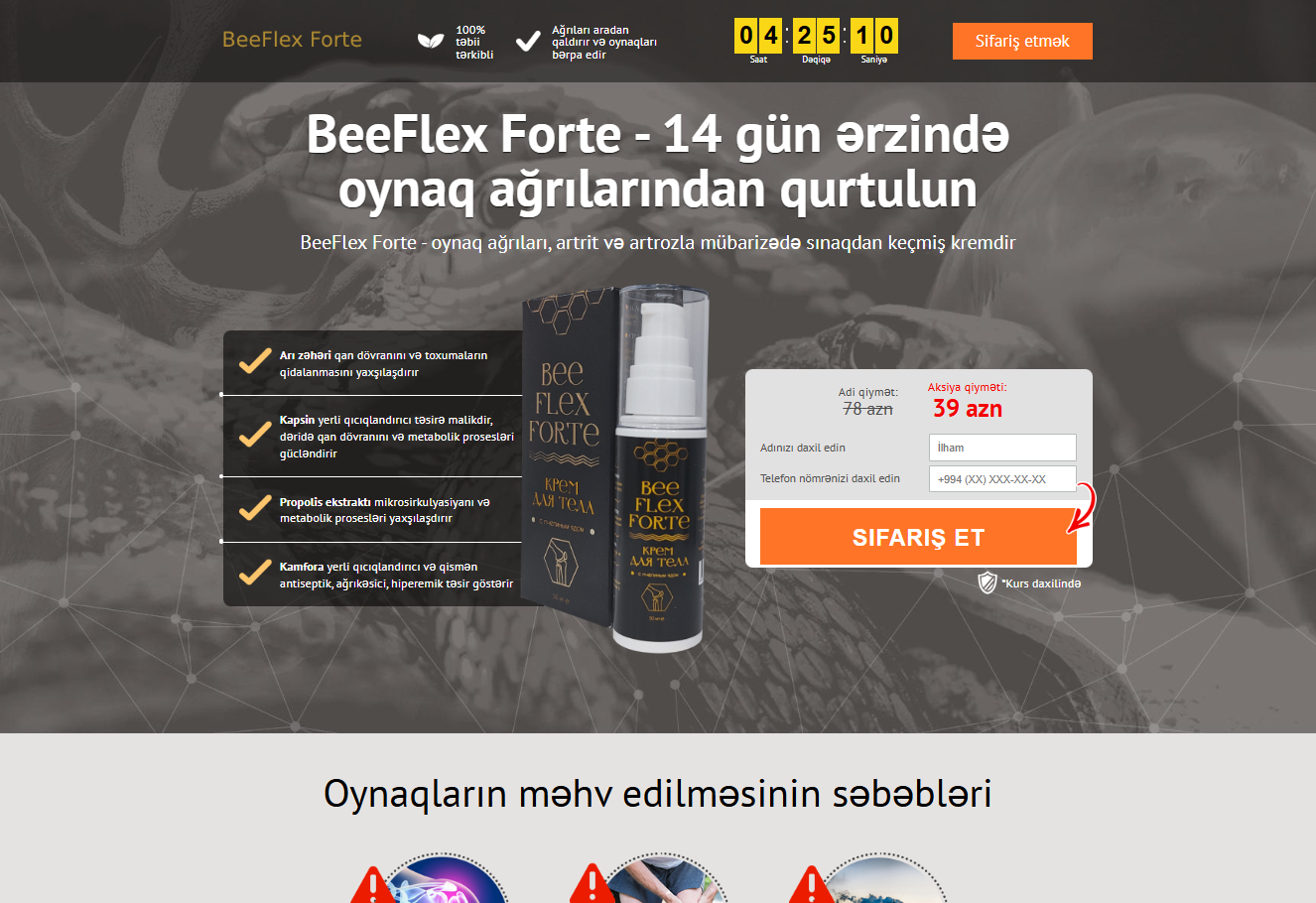 BeeFlex Forte product overview