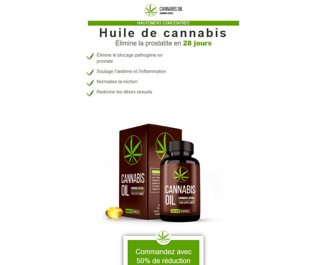 Cannabis Oil product overzicht
