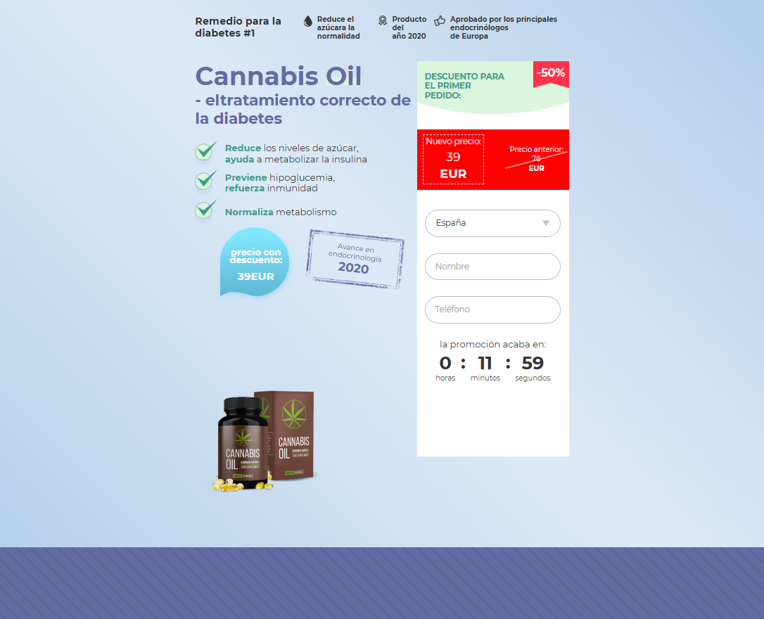 Imagen del aceite de cannabis