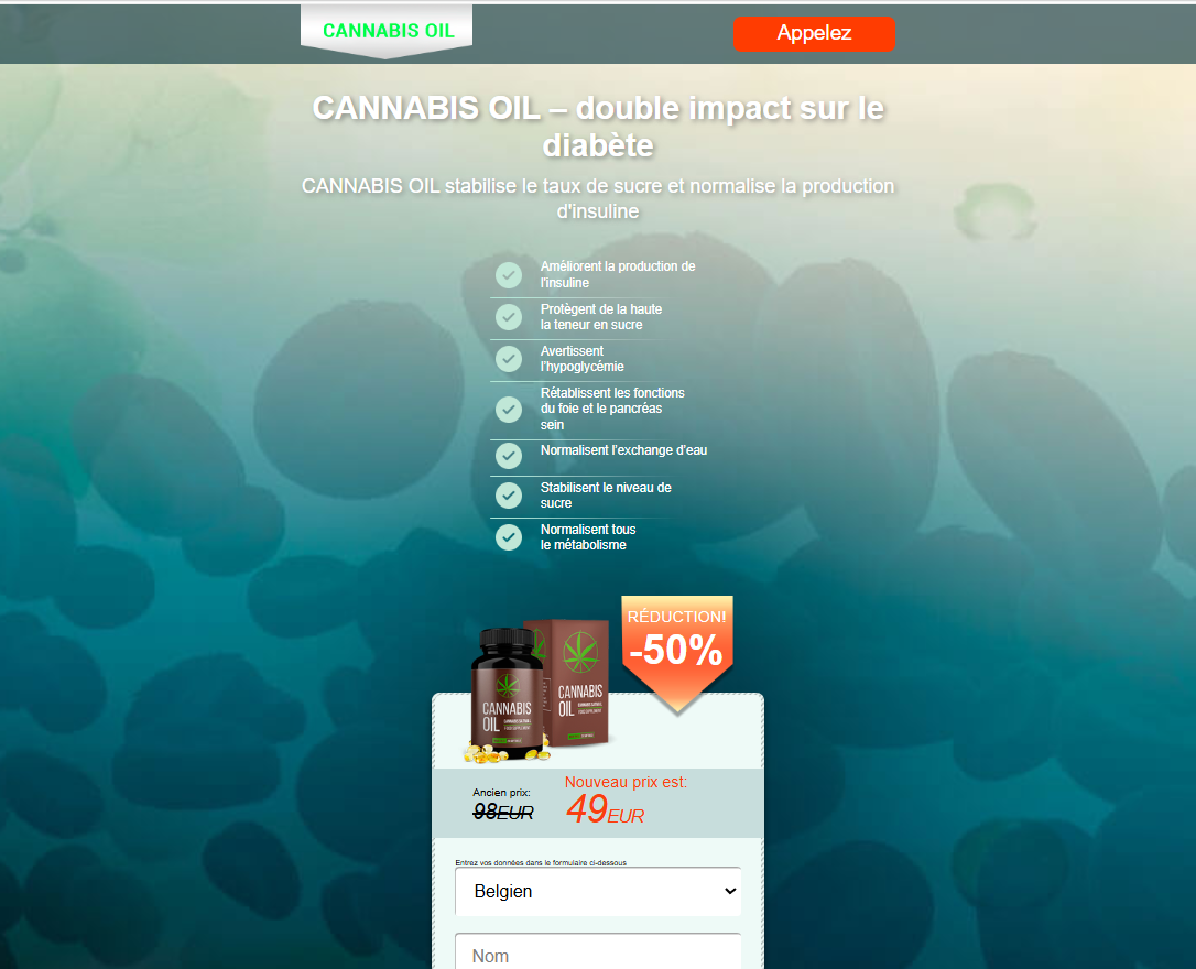 Cannabis Oil product met korting