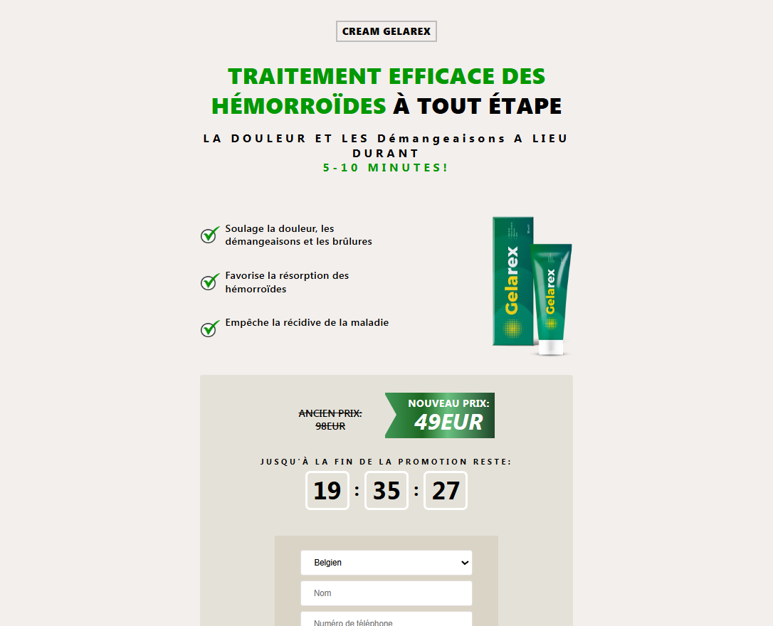 Gelarex productoverzicht