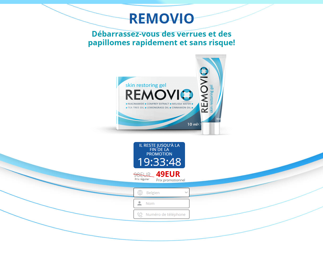 Removio product overzicht