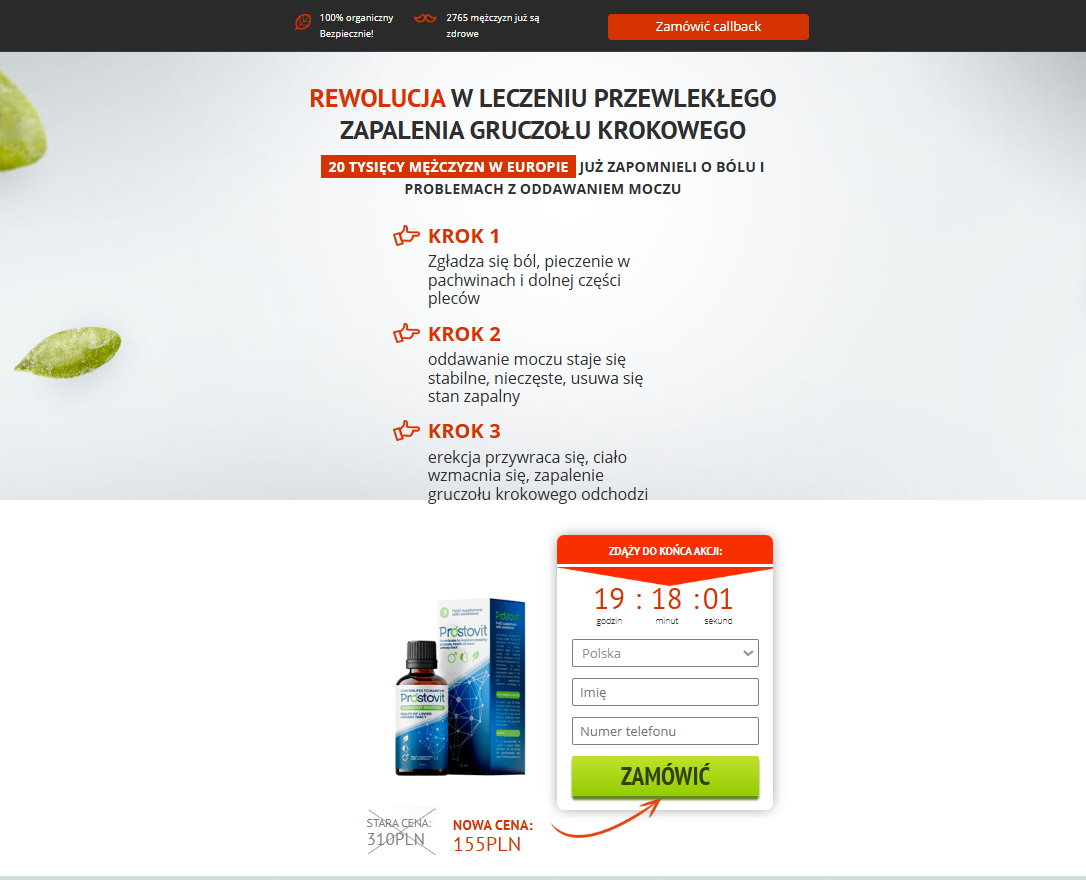 Opakowanie Prostovit oryginalne