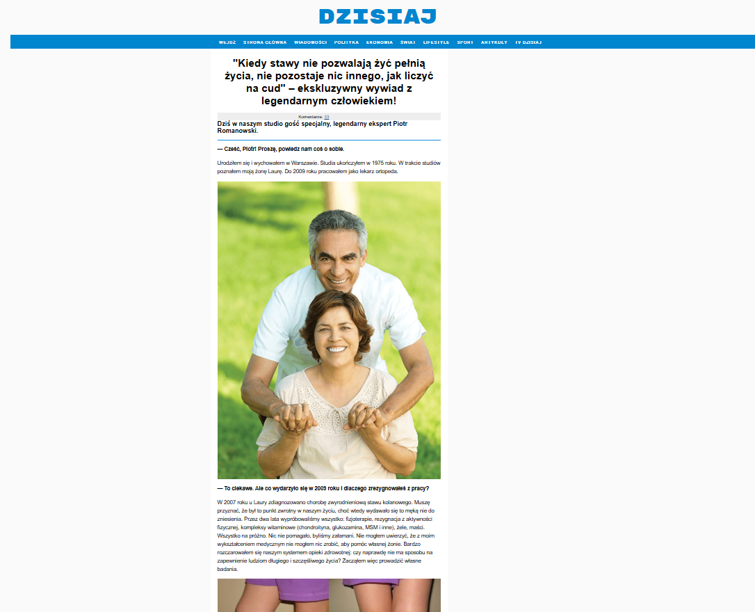 Hondrofrost suplement na stawy