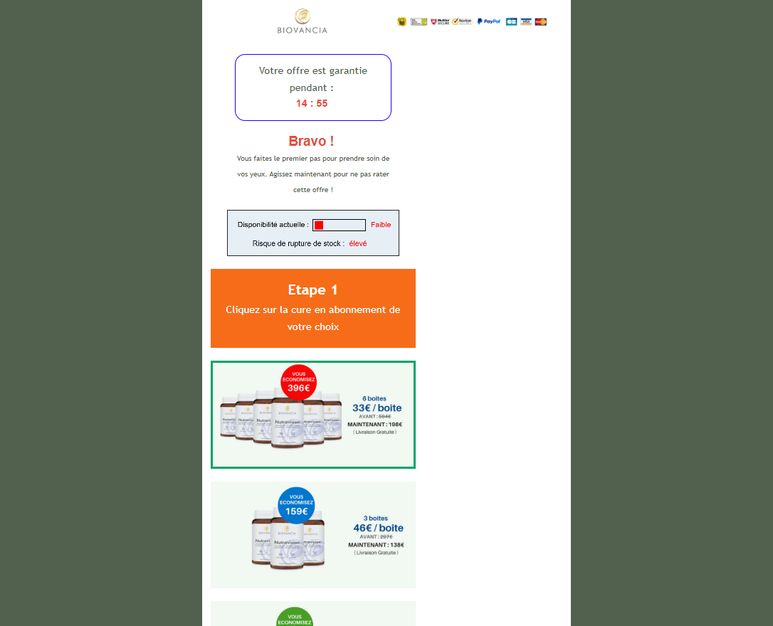 Image produit Nutravision SS