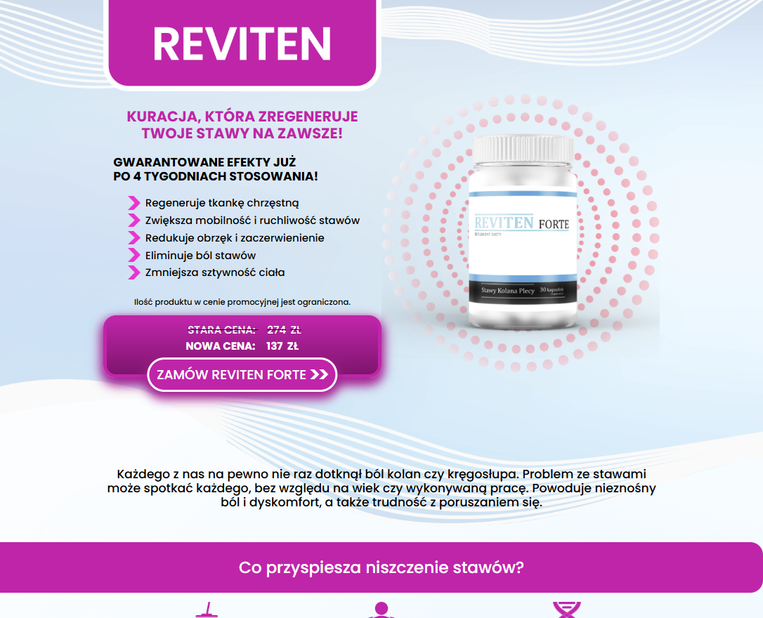 Reviten Forte - opakowanie produktu