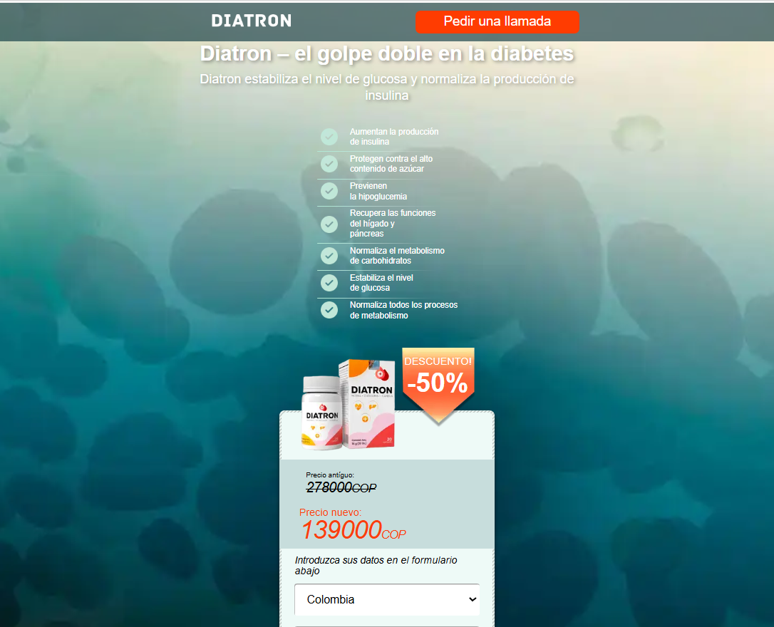 Imagen de Diatron para salud en Colombia